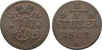 Jülich-Berg Cu 1/2 Stüber Maximilian Joseph von Bayern 1799-1806 -