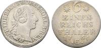Brandenburg-Preußen 1/6 Taler Friedrich II. 1740-1786 -