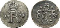 Brandenburg-Preußen 3 Gute Pfennig Friedrich II. 1740-1786 -