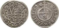 Sachsen-Albertinische Linie 3 Pfennig Johann Georg II. 1656-1680 -