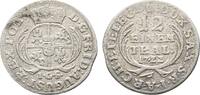 Sachsen-Albertinische Linie 1/12 Taler Friedrich August I. 1694-1733 -