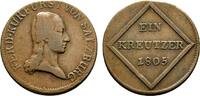 Salzburg, Erzbistum Cu Kreuzer Erzherzog Ferdinand 1803-1806 -