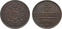 Haus Habsburg Cu 1/4 Kreuzer Franz Joseph I. 1848-1916 -
