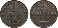 Brandenburg-Preußen Cu 4 Pfennig Friedrich Wilhelm IV. 1840-1861 -