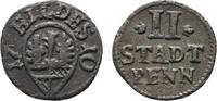 Hildesheim, Stadt 2 Stadtpfennig -