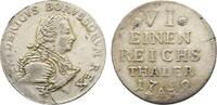 Brandenburg-Preußen 1/6 Taler Friedrich II. 1740-1786 -