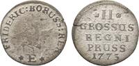 Brandenburg-Preußen 2 Gröscher Friedrich II. 1740-1786 -