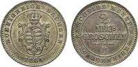 Sachsen-Albertinische Linie 2 Neugroschen Johann 1854-1873 -