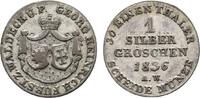 Waldeck Silbergroschen Georg Heinrich 1813-1845 -