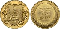 Düren, Stadt Vergoldete Bronzemedaille -