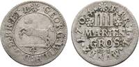 Braunschweig-Lüneburg-Celle 4 Mariengroschen Georg Wilhelm 1665-1705 -