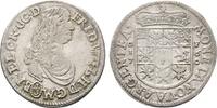 Brandenburg-Preußen 1/3 Taler 1670 GF Krossen Friedrich Wilhelm 1640-1688 Selten. Sehr schön