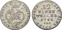 Paderborn, Bistum 1/12 Taler Wilhelm Anton von Asseburg 1763-1782 -