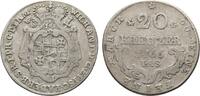 20 Kreuzer 1766 IAS Neuhaus Paderborn, Bistum Wilhelm Anton von Asseburg 1763-1782 Sehr schön / fast sehr schön