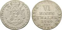 Paderborn, Bistum 1/6 Taler Wilhelm Anton von Asseburg 1763-1782 -