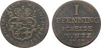 Paderborn, Bistum Cu Pfennig Wilhelm Anton von Asseburg 1763-1782 -