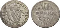 Paderborn, Bistum 6 Pfennig Wilhelm Anton von Asseburg 1763-1782 -