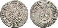 Brandenburg-Preußen Kipper 6 Gröscher o.J. Cöln Georg Wilhelm 1619-1640 Winz. Prägeschwäche, sehr schön