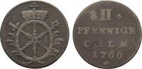 Mainz, Erzbistum Cu 2 Pfennig Emmerich Joseph von Breitbach-Bürresheim 1763-1774 -