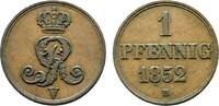 Braunschweig-Calenberg-Hannover Cu Pfennig Georg V. 1851-1866 -