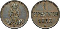 Braunschweig-Calenberg-Hannover Cu Pfennig Georg V. 1851-1866 -