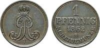 Braunschweig-Calenberg-Hannover Cu Pfennig Georg V. 1851-1866 -