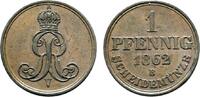 Braunschweig-Calenberg-Hannover Cu Pfennig Georg V. 1851-1866 -