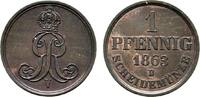 Braunschweig-Calenberg-Hannover Cu Pfennig Georg V. 1851-1866 -