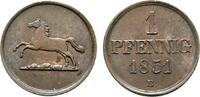 Braunschweig-Wolfenbüttel Cu Pfennig Wilhelm 1831-1884 -