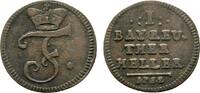Brandenburg-Bayreuth Cu Heller Friedrich 1735-1763 -
