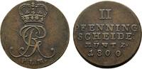 Braunschweig-Calenberg-Hannover Cu 2 Pfennig Georg III. 1760-1820 -