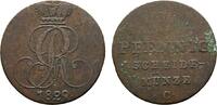 Braunschweig-Calenberg-Hannover Cu Pfennig Georg IV. 1820-1830 -