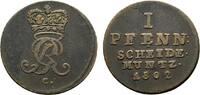 Braunschweig-Calenberg-Hannover Cu Pfennig Georg III. 1760-1820 -