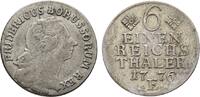 Brandenburg-Preußen 1/6 Taler Friedrich II. 1740-1786 -