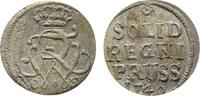 Brandenburg-Preußen Schilling Friedrich Wilhelm I. 1713-1740 -
