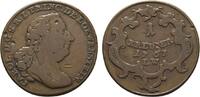 Löwenstein-Wertheim-Rochefort Cu Kreuzer Karl Thomas 1735-1789 -