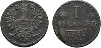 Brandenburg-Ansbach Cu Pfennig Karl Wilhelm Friedrich 1729-1757 -