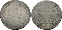 Frankreich Ecu aux trois couronnes Ludwig XIV. 1643-1715 -