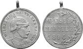 Brandenburg-Preußen Tragbare Aluminiummedaille Wilhelm II. 1888-1918 -