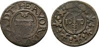 Brandenburg-Preußen Cu 6 Pfennig Friedrich Wilhelm 1640-1688 -