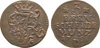 Brandenburg-Preußen Cu 3 Pfennig Friedrich II. 1740-1786 -