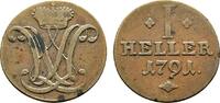 Hessen-Kassel Cu Heller Wilhelm IX. 1785-1803 -