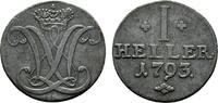 Hessen-Kassel Cu Heller Wilhelm IX. 1785-1803 -