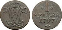 Hessen-Kassel Cu Heller Wilhelm IX. 1785-1803 -