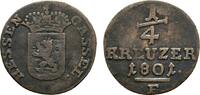 Hessen-Kassel Cu 1/4 Kreuzer Wilhelm IX. 1785-1803 -