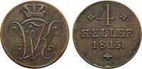 Hessen-Kassel Cu 4 Heller Wilhelm I. 1803-1821 -