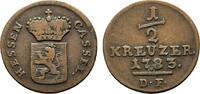 Hessen-Kassel Cu 1/2 Kreuzer Friedrich II. 1760-1785 -