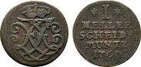 Hessen-Kassel Cu Heller Friedrich II. 1760-1785 -