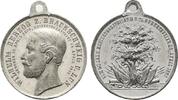 Braunschweig-Wolfenbüttel Tragbare Zinnmedaille Wilhelm 1831-1884 -