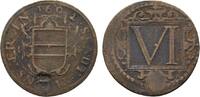 Münster, Stadt Cu 6 Pfennig -